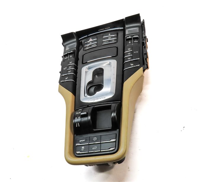 Thumbnail 3: 2012 PORSCHE CAYENNE (958) CENTER CONSOLE SHIFT TRIM MAIN CONTROL PANEL