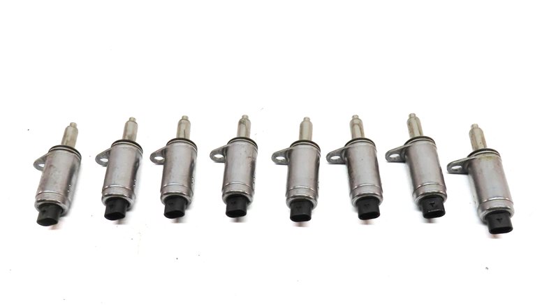 Thumbnail 2: 2017 AUDI A4 (B9 8W) 2.0L CYMC TURBO ENGINE CAMSHAFT ADJUSTER SOLENOID SET-8