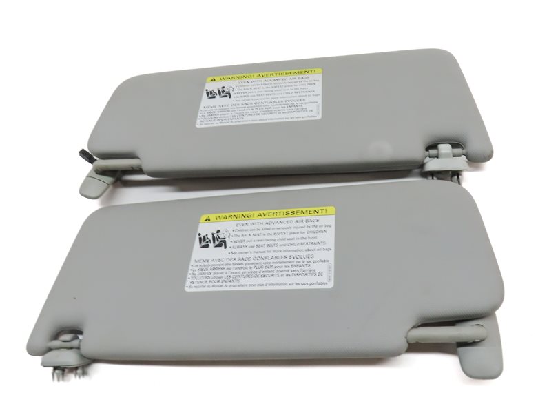 Thumbnail 5: 2017-2019 AUDI A4 (B9 8W) FRONT LEFT & RIGHT SUNVISOR SHADE SET-2 (Grey)