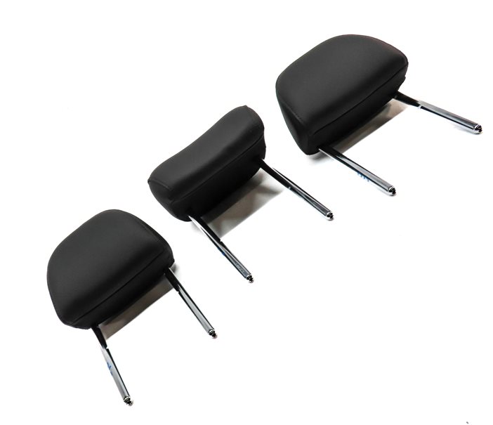 Thumbnail 3: 17-19 AUDI A4 ALLROAD (B9 8W) REAR SEAT LEFT CENTER RIGHT HEADREST SET-3 (Black)