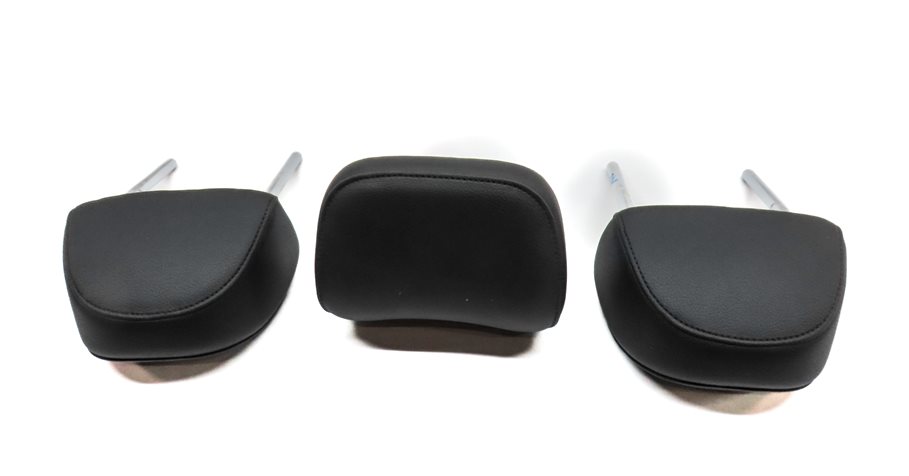 Thumbnail 5: 17-19 AUDI A4 ALLROAD (B9 8W) REAR SEAT LEFT CENTER RIGHT HEADREST SET-3 (Black)
