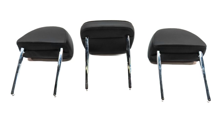 Thumbnail 6: 17-19 AUDI A4 ALLROAD (B9 8W) REAR SEAT LEFT CENTER RIGHT HEADREST SET-3 (Black)