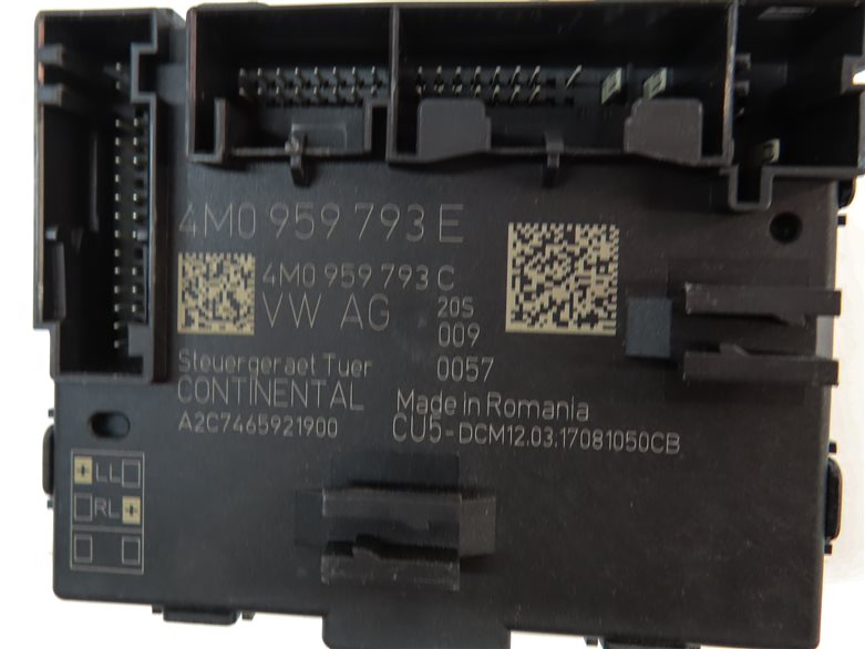 Thumbnail 4: 2017 AUDI A4 (B9 8W) FRONT LEFT DRIVER DOOR CONTROL MODULE COMPUTER