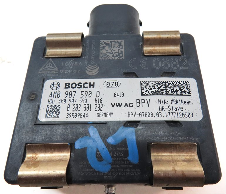 Thumbnail 4: 2017-2019 AUDI A4 (B9 8W) REAR LEFT BLIND SPOT ALERT RADAR SENSOR MODULE (SLAVE)