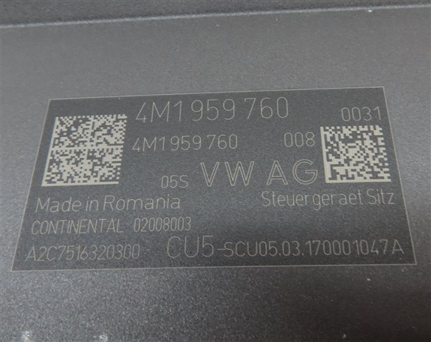 Thumbnail 4: 2017 AUDI A4 (B9 8W) FRONT LEFT DRIVER SEAT CONTROL MODULE