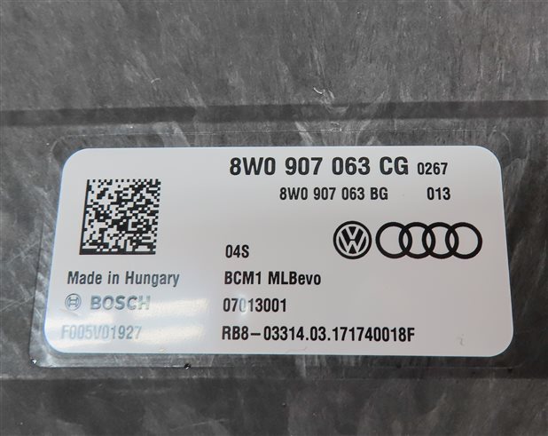 Thumbnail 4: 2017-2020 AUDI A4 A5 Q5 Q7 S5 SQ5 (B9 8W 8W6 80A 4M) ONBOARD POWER SUPPLY MODULE