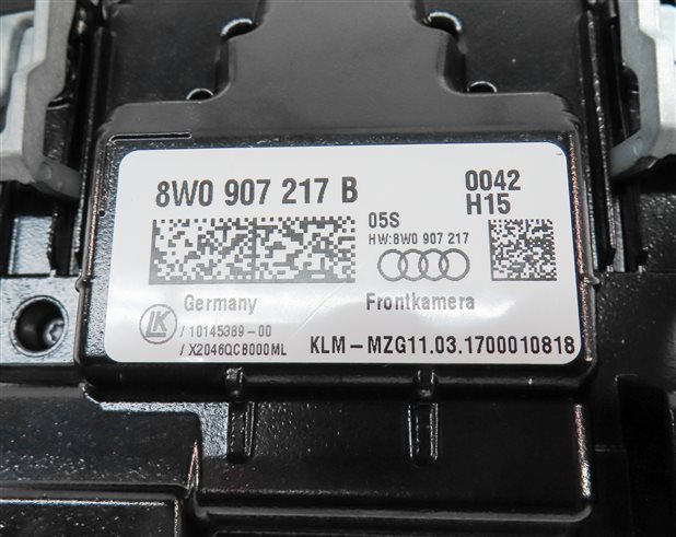 Thumbnail 6: 2017-2019 AUDI A4 ALLROAD (B9 8W) FRONT WINDSHIELD LANE ASSIST CAMERA