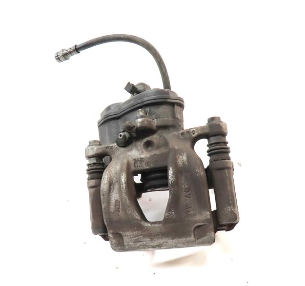 Thumbnail 2: 17-19 AUDI A4 A5 (B9 8W 8W6 F5) REAR RIGHT PASSENGER BRAKE CALIPER w/ ACTUATOR