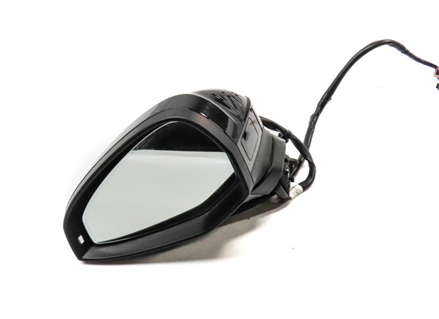 2017-2019 AUDI A4 ALLROAD (B9 8W) LEFT P-FOLD LANE DEPARTURE DOOR MIRROR (Blue)