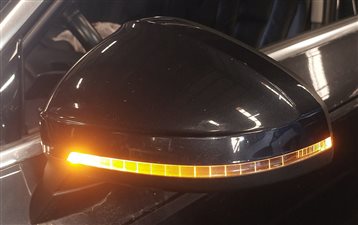 Thumbnail 2: 2017-2019 AUDI A4 ALLROAD (B9 8W) LEFT P-FOLD LANE DEPARTURE DOOR MIRROR (Blue)