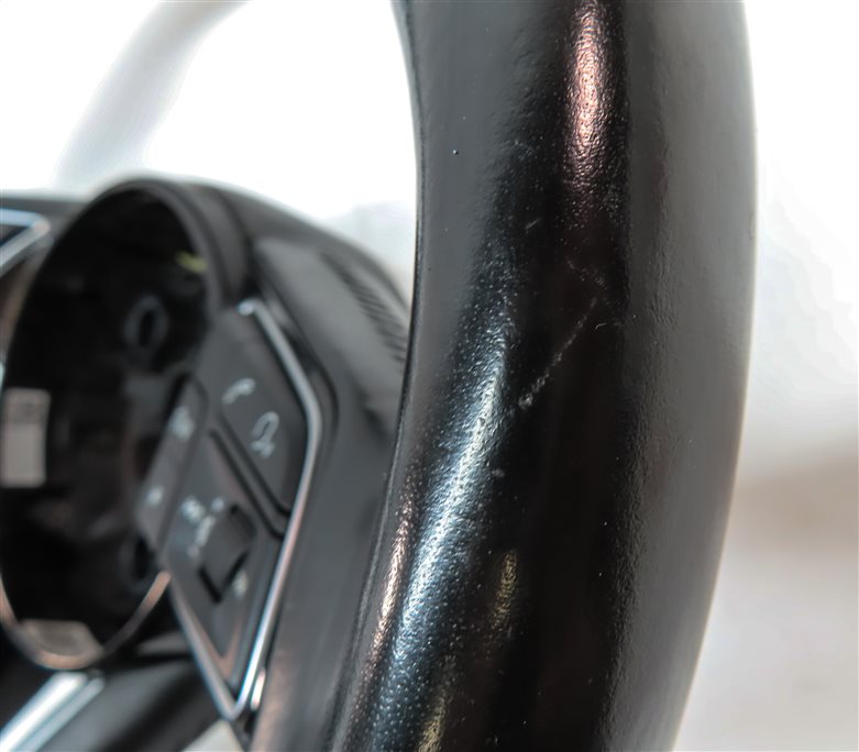 Thumbnail 7: 17-19 AUDI A4 A5 S4 (B9 8W F5) 3-SPOKE STEERING WHEEL w/ SHIFT PADDLES (Black)