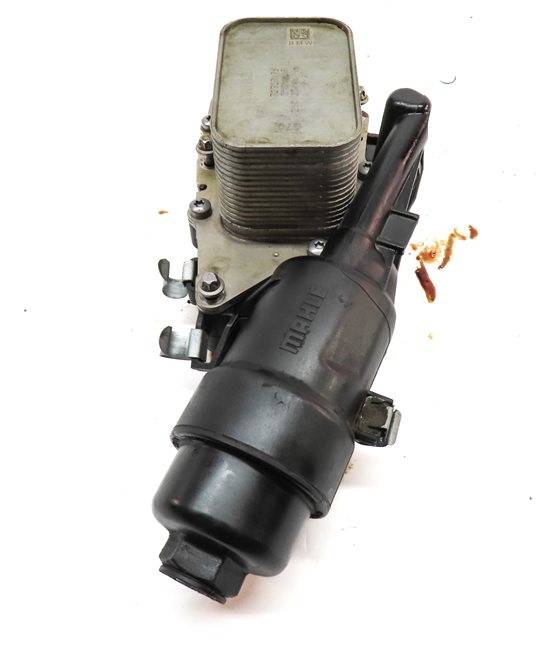 Thumbnail 4: 2017 BMW X1 (F48) 2.0L (B46) ENGINE MOTOR OIL FLUID FILTER HOUSING w/ COOLER