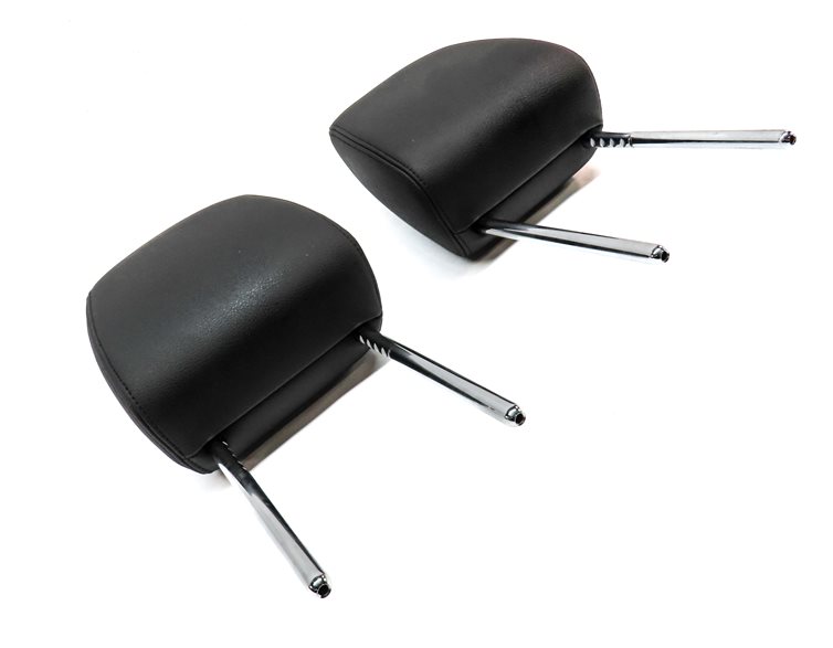 Thumbnail 3: 2016-2019 BMW X1 F48 FRONT LEFT DRIVER & RIGHT PASSENGER HEADREST SET/2 (Black)