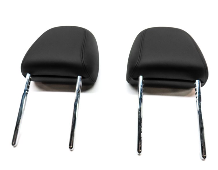 Thumbnail 6: 2016-2019 BMW X1 F48 FRONT LEFT DRIVER & RIGHT PASSENGER HEADREST SET/2 (Black)