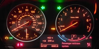 Thumbnail 2: 2016-2019 BMW X1 F48 DRIVER DASH SPEEDOMETER INSTRUMENT GAUGE CLUSTER (54k)