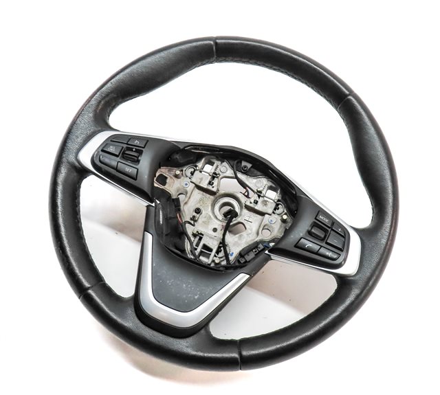 Thumbnail 1: 2016-2023 BMW X1 X2 F48 F39 HEATED SPORT STEERING WHEEL w/SWITCHES (Black)