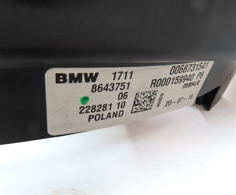 Thumbnail 7: 16-21 COOPER CLUBMAN COUNTRYMAN BMW X1 X2 F39 F48 RADIATOR COOLING FAN ASSEMBLY