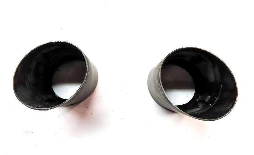 Thumbnail 4: 2013 BMW X5 (E70) REAR MUFFLER EXHAUST TIP END SET/2 (CHROME)