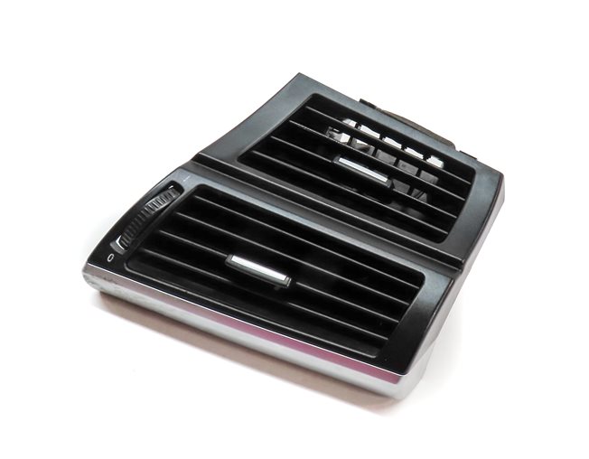 2013 BMW X5 (E70) FRONT RIGHT PASSENGER DASH HEAT AIR AC HVAC DUAL VENT (Black)