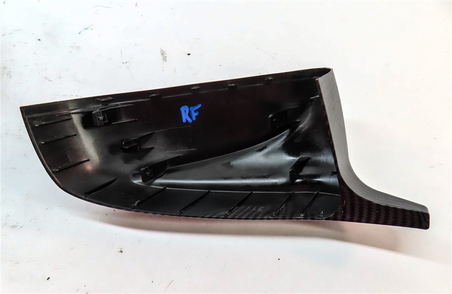 Thumbnail 6: 13 BMW X5 (E70) FRONT LEFT & RIGHT DOOR MIRROR CARBON FIBER LOOK COVER TRIM SET