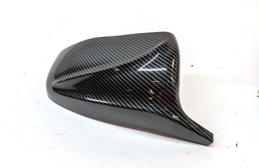Thumbnail 7: 13 BMW X5 (E70) FRONT LEFT & RIGHT DOOR MIRROR CARBON FIBER LOOK COVER TRIM SET