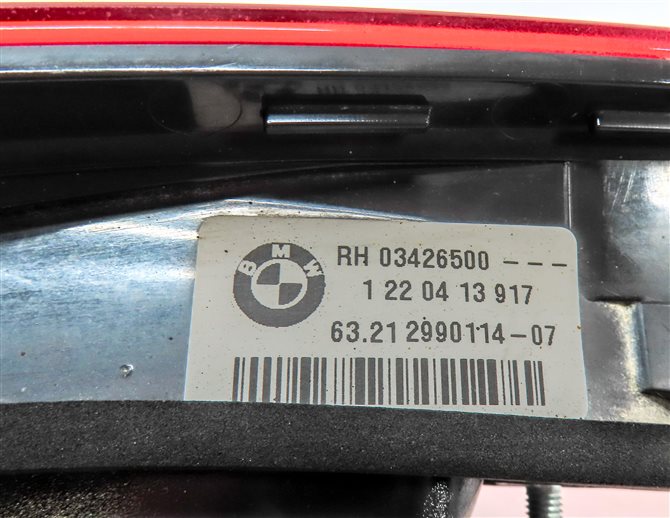 Thumbnail 5: 2012-2015 BMW X1 (E84) RIGHT PASSENGER REAR TRUNK INNER TAILLIGHT LIGHT LAMP