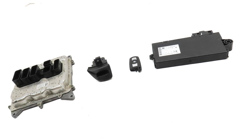 Thumbnail 2: 13-16 BMW X1 Z4 E84 E89 2.0L N20 TURBO ECM DME CAS 3 IMMOBILIZER MODULE KEY SET