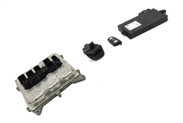 Thumbnail 3: 13-16 BMW X1 Z4 E84 E89 2.0L N20 TURBO ECM DME CAS 3 IMMOBILIZER MODULE KEY SET