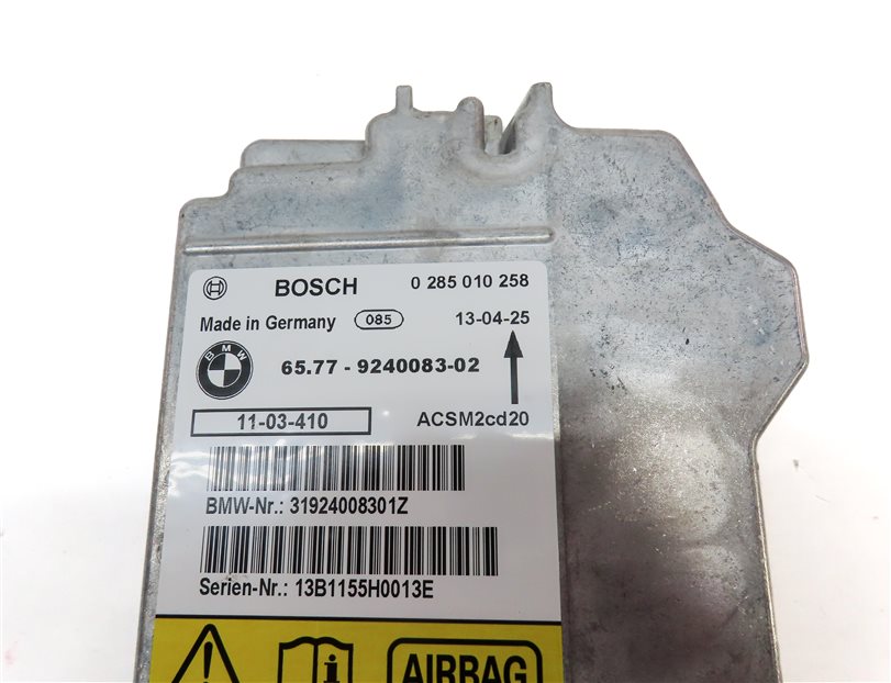 Thumbnail 5: 07-14 BMW 128i 135i X1 X5 X5M X6 X6M (E84 E87 E70 E71) SRS BAG CONTROL MODULE