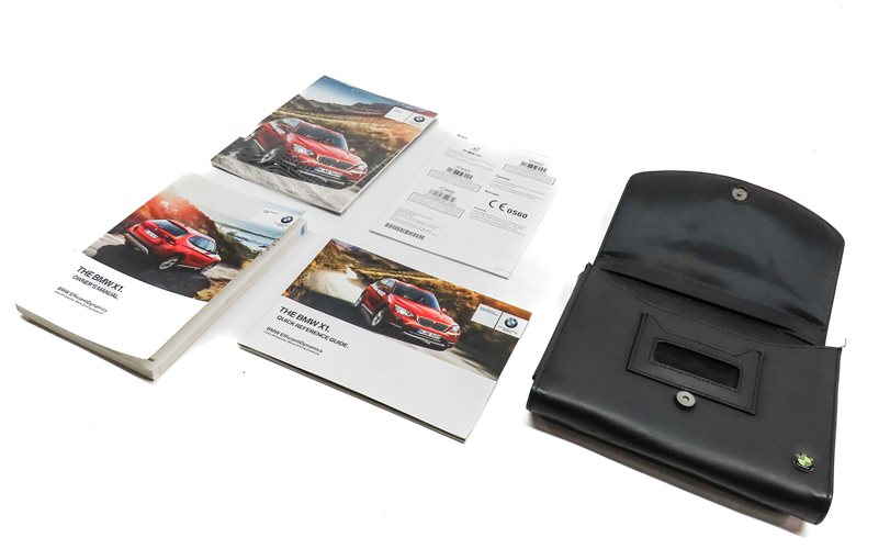 2014 BMW X1 (E84) 2.0L (N20) ENGINE OWNER'S MANUAL BOOKLET SET w/CASE