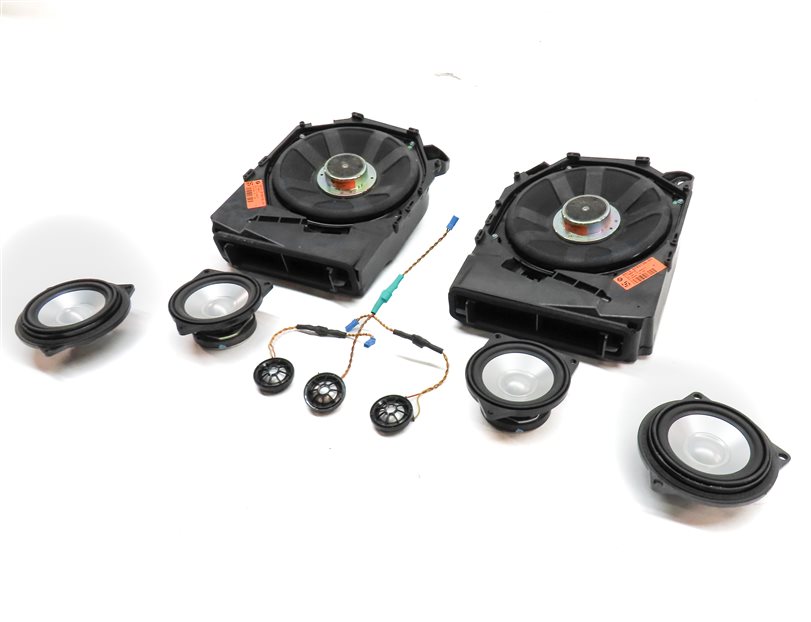 2014 BMW X1 (E84) AUDIO LOGIC 7 SOUND SYSTEM SUBWOOFER TWEETER SPEAKER SET/9