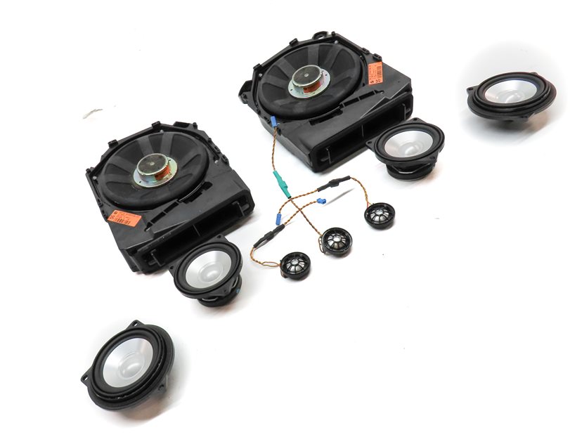 Thumbnail 3: 2014 BMW X1 (E84) AUDIO LOGIC 7 SOUND SYSTEM SUBWOOFER TWEETER SPEAKER SET/9