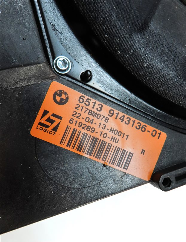 Thumbnail 5: 2014 BMW X1 (E84) AUDIO LOGIC 7 SOUND SYSTEM SUBWOOFER TWEETER SPEAKER SET/9