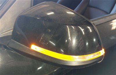 Thumbnail 2: 2013-2015 BMW X1 E84 FRONT LEFT DRIVER POWER HEATED DOOR MIRROR (Black)