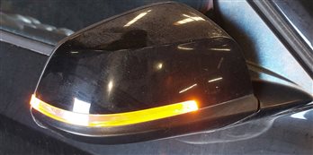 Thumbnail 2: 2013-2015 BMW X1 (E84) FRONT RIGHT PASSENGER HEATED DOOR MIRROR (Black)