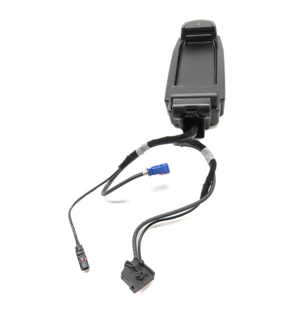 Thumbnail 5: 2014 BMW X1 (E84) CENTER CONSOLE CELL PHONE CRADLE DOCK w/CHARGER