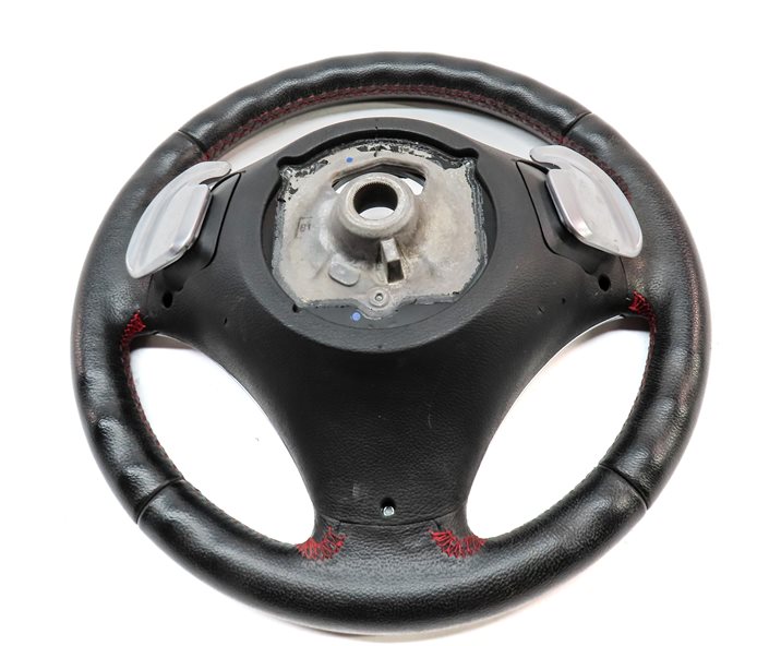 Thumbnail 5: 2013-2015 BMW X1 E84 SPORT STEERING WHEEL w/ SHIFT SHIFTER PADDLES (Black)