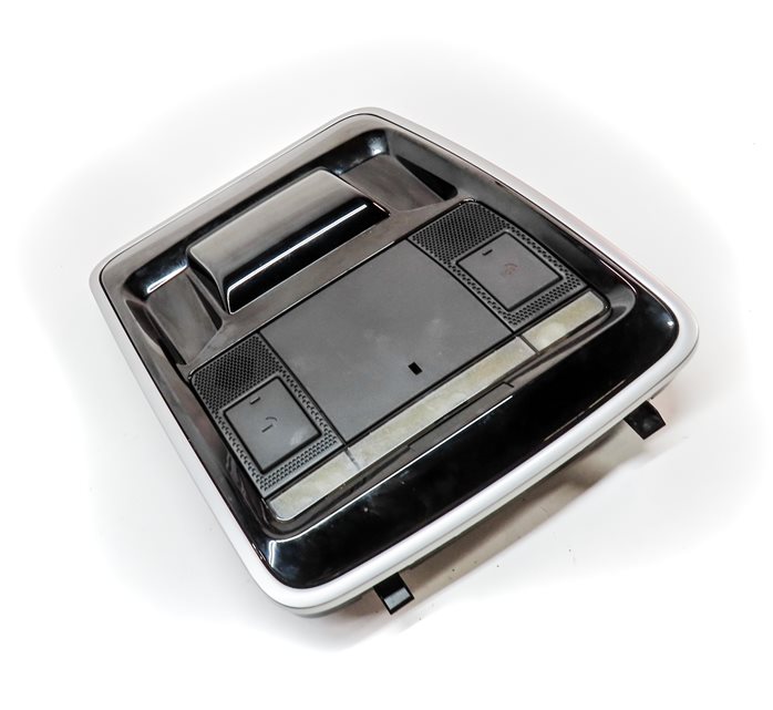Thumbnail 3: 2015 RANGE ROVER SPORT (L494) FRONT OVERHEAD DOMELIGHT LAMP w/SOS BUTTON (Black)