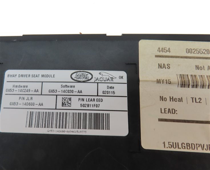 Thumbnail 5: 2015 RANGE ROVER SPORT (L494) FRONT LEFT DRIVER SEAT CONTROL MODULE