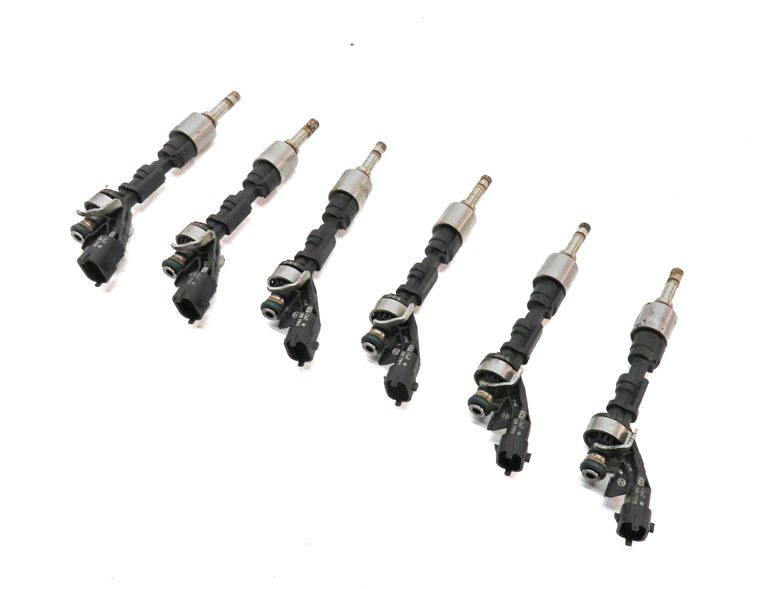 Thumbnail 1: 13-19 XE XF XJ RANGE ROVER SPORT LR4 3.0L SUPERCHARGED ENGINE FUEL INJECTOR SET6