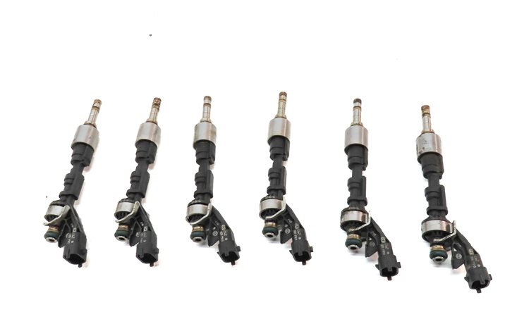 Thumbnail 2: 13-19 XE XF XJ RANGE ROVER SPORT LR4 3.0L SUPERCHARGED ENGINE FUEL INJECTOR SET6