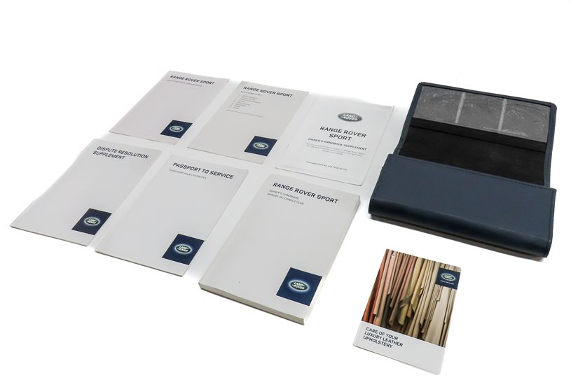2015 RANGE ROVER SPORT (L494) 3.0L SUPER ENGINE OWNERS MANUAL BOOKLET SET w/CASE