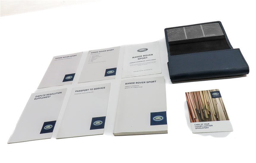 Thumbnail 2: 2015 RANGE ROVER SPORT (L494) 3.0L SUPER ENGINE OWNERS MANUAL BOOKLET SET w/CASE