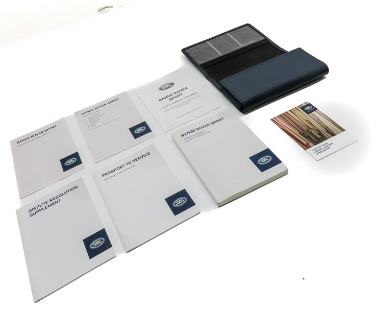 Thumbnail 3: 2015 RANGE ROVER SPORT (L494) 3.0L SUPER ENGINE OWNERS MANUAL BOOKLET SET w/CASE