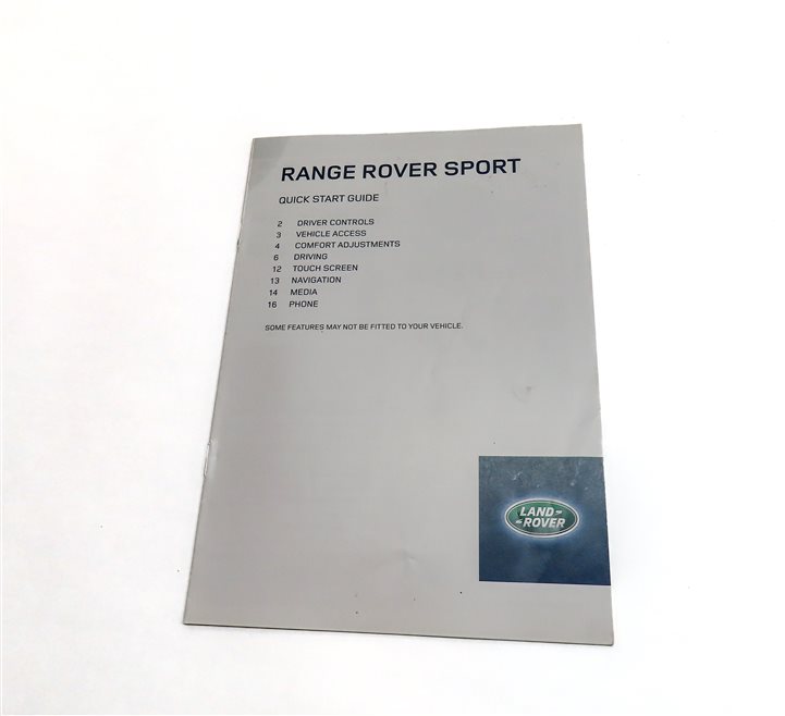 Thumbnail 5: 2015 RANGE ROVER SPORT (L494) 3.0L SUPER ENGINE OWNERS MANUAL BOOKLET SET w/CASE