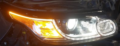 Thumbnail 2: 14-17 RANGE ROVER SPORT (L494) RIGHT PASSENGER HID XENON HEADLIGHT LIGHT LAMP