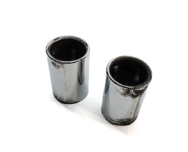 17-24 BMW 228i X1 F22 F48 REAR MUFFLER EXHAUST PIPE TIP SET/2 (CHROME)