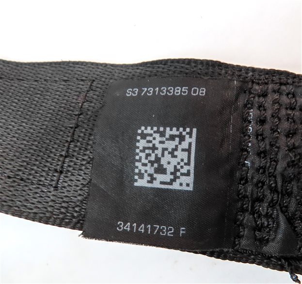 Thumbnail 5: 2017 BMW X1 (F48) REAR LEFT SEAT SEATBELT BELT RETRACTOR (Black)