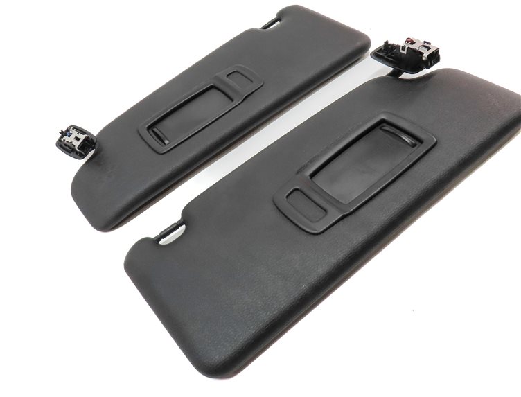 Thumbnail 3: 2016-2021 BMW X1 (F48) FRONT LEFT & RIGHT SUNVISOR VISOR SHADE SET (Black)