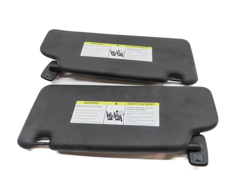 Thumbnail 5: 2016-2021 BMW X1 (F48) FRONT LEFT & RIGHT SUNVISOR VISOR SHADE SET (Black)